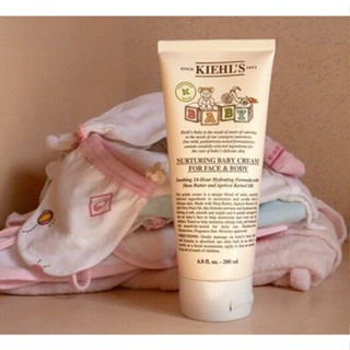 👶แท้)Kiehls Baby Nurturing Baby Cream for Face &amp; Body 200ml.