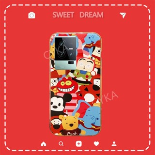 เคสโทรศัพท์มือถือแบบใส กันกระแทก ลายการ์ตูนสัตว์น่ารัก สําหรับ VIVO iQOO 11 5G 2022 iQOO 11 5G VIVOiQOO11