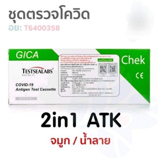 (10เทส) ชุดตรวจ Gica 2in1