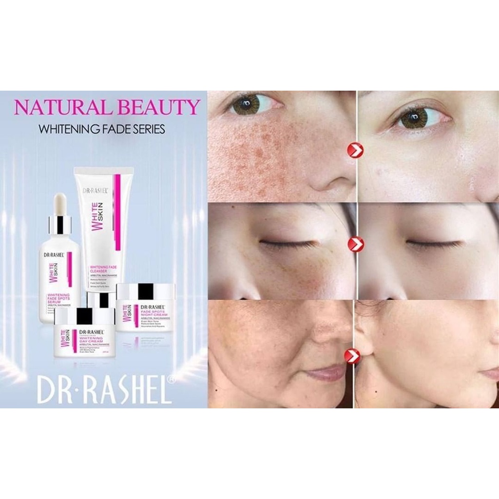 DR LASHEL White Skin Whitening Skin Fade Spots Set ชุดบํารุงผิวหน้าไวท์เทนนิ่ง