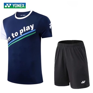 Yonex ใหม่ ชุดเสื้อกีฬาแบดมินตัน เทนนิส วอลเลย์บอล แขนสั้น แบบแห้งเร็ว แฟชั่น สําหรับผู้ชาย และผู้หญิง 6249