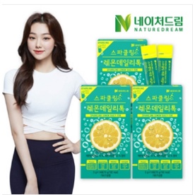 Nature Dream Sparkling Lemon (vitaminC) Daily Tok 5 กรัม x 14 ถุง x 3 กล่อง