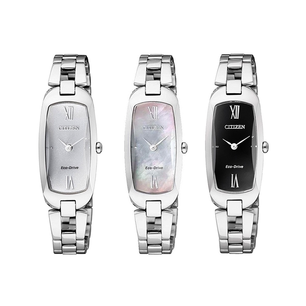 CITIZEN นาฬิกาข้อมือผู้หญิง สายสแตนเลส รุ่น EX1100-51A,EX1100-51D,EX1100-51E