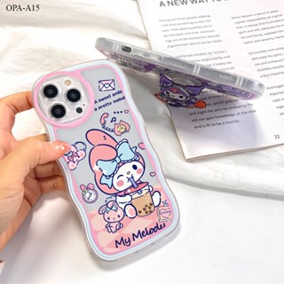 OPPO A15 A15S A16 A16K A16E A17 A17K A37 A37F NEO 9 A39 A57 A83 2016 เคสออปโป้ สำหรับ Case Melody Kuromi Cinnamoroll เคส เคสโทรศัพท์ เคสมือถือ Cover Phone Cases