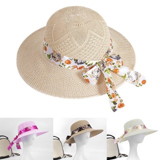 Korean Vintage Hat Women Sun Protection Caps Bowknot Outdoor Summer Hat Temperament