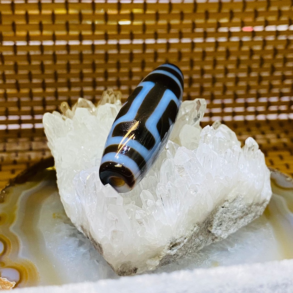 [CRYSTAL CRYSTAL] [Dzi Dzi] [คุณภาพสูง] ข้ามสันติภาพ Dzi Peaceful Cross Dzi