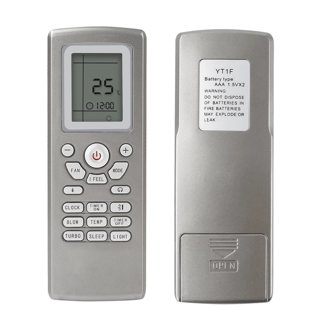 รีโมทคอนโทรลเครื่องปรับอากาศเหมาะสําหรับ Gree McQay lenndx aermec yt1f yt1ff yt1f1 yt1f2 yt1f3 yt1f4