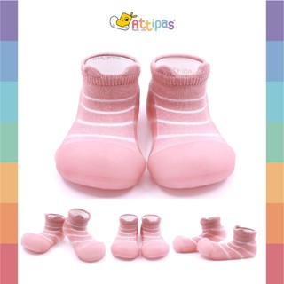 New Arrival  2023  รองเท้าหัดเดิน Attipas - รุ่น See through-Bear-BamBoo- [สี : Pink,Blue,Beige]