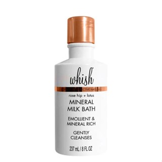 พร้อมส่ง ของแท้ Whish Rose Hip + Lotus Mineral Milk Bath 237ml