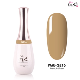 สีเจลทาเล็บ Pick Me Up G216 French Linen 15ml.