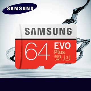 การ์ดหน่วยความจํา SAMSUNG Micro SDXC EVO Class10 2.7~3.6V UHS TF สําหรับอินเตอร์เฟซ HS U3U1 SD Card