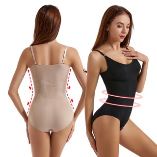 WECHERY ชุดบอดี้สูทผู้หญิงไม่มีรอยต่อกระชับสัดส่วนเอวเทรนเนอ…