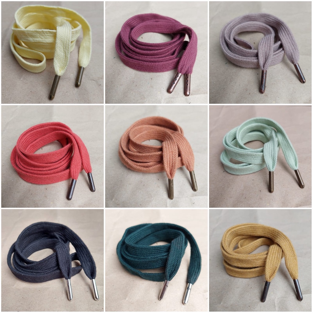 Katun Premium Cotton Flat Hoodie Strap with Iron Aglet Tip