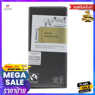 เวทโทรสวันไวท์ช็อกโกแลต 85กรัม Waitrose One White Chocolate 85g.