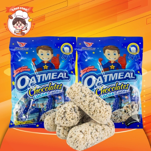 ขนม ข้าวโอ๊ต Oat Oreo Cookie ข้าวโอ๊ตอัดแท่ง รสนมผสมคุกกี้โอริโอ