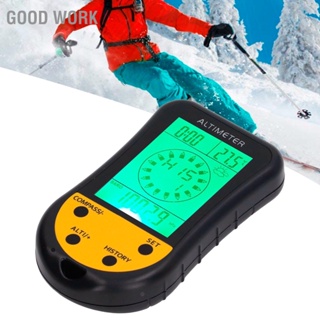 BGood Work Digital Altimeter 8 In 1 เครื่องวัดอุณหภูมิบารอมิเตอร์ อเนกประสงค์ แบบพกพา