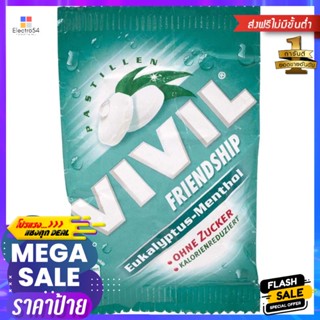 วิวิลลูกอมปราศจากน้ำตาลรสยูคาเมนทอล 25กรัม Vivill Sugar Free Candy Eucalyptus Flavor 25g.