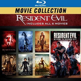 Bluray หนัง Resident Evil เรสซิเดนท์ อีวิล Movie Collection