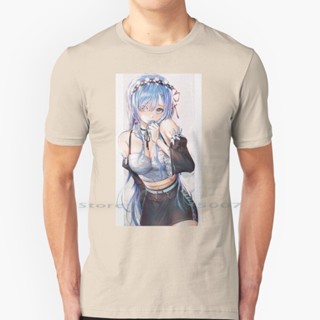 [S-5XL]New Rem Chan | Perfect Gift T Shirt 100% Cotton Re Zero Beautiful Girl Shy Seducing Outaku Weaboo Weeb Waifu_36