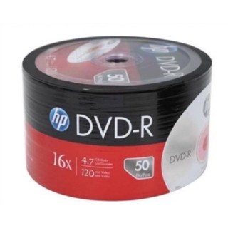 แผ่น DVD ยี่ห้อ HP DVD-R 16x (แพ็ค50)