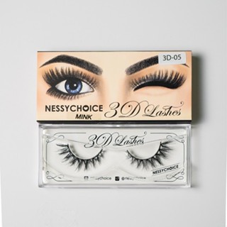 Nessychoice ขนตาปลอมขนไหม 3D silk lash รหัส 3D -05