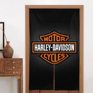 Harley Davidsons แผงผ้าม่านประตู หน้าต่าง ห้องนั่งเล่น ทางเข้า ทึบแสง ฉนวนกันความร้อน 34x56 นิ้ว