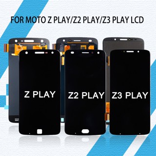 Super AMOLED อะไหล่หน้าจอสัมผัส LCD แบบเปลี่ยน สําหรับ MOTO Z Play Z1 Play Z2 Play Z3 Paly XT1710