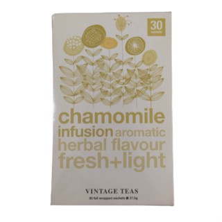 ชาดอกคาโมไมล์ 30 ซอง - Vintage teas Chamomile Infusion Aromatic Herbal Flavor 30 tea bags