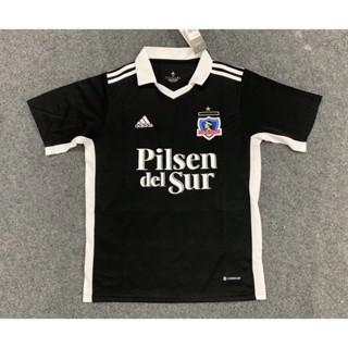 [Fans] 2223 Kolocolo away เสื้อเชิ้ตแขนสั้น สีดํา คุณภาพสูง สําหรับฝึกเล่นฟุตบอล