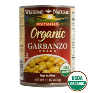 Organic Garbanzo Beans Westbrae Natural 425 G