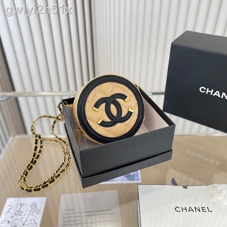 ┇▫❈[With Box] Chan-el Cute Mini Round Cake Bag Ladies Fashion Casual One Shoulder Crossbody Bag Chain Bag