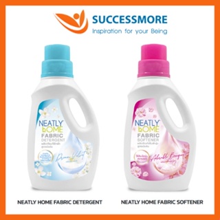 SUCCESSMORE น้ำยาซักผ้า NEATLY HOME FABRIC DETERGENT 1000ML / น้ำยาปรับผ้านุ่ม NEATLY HOME LIQUID SOFTENER 1000ML