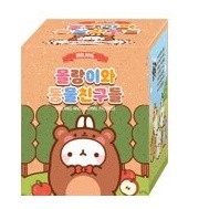 ตุ๊กตาฟิกเกอร์ Molang Animal Freinds Mystery Box ของเล่นสําหรับเด็ก