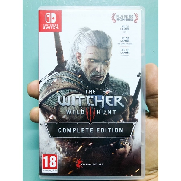 แผ่นเกมส์ Nintendo Switch : The Witcher 3 Wild Hunt Complete Edition (มือ2) (มือสอง)