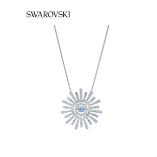 [ของแท้ พร้อมส่ง] Swarovski Swarovski สร้อยคอโซ่ จี้พระอาทิตย์ตก ครบรอบ 125 ปี อบอุ่น ของขวัญวันครบรอบ