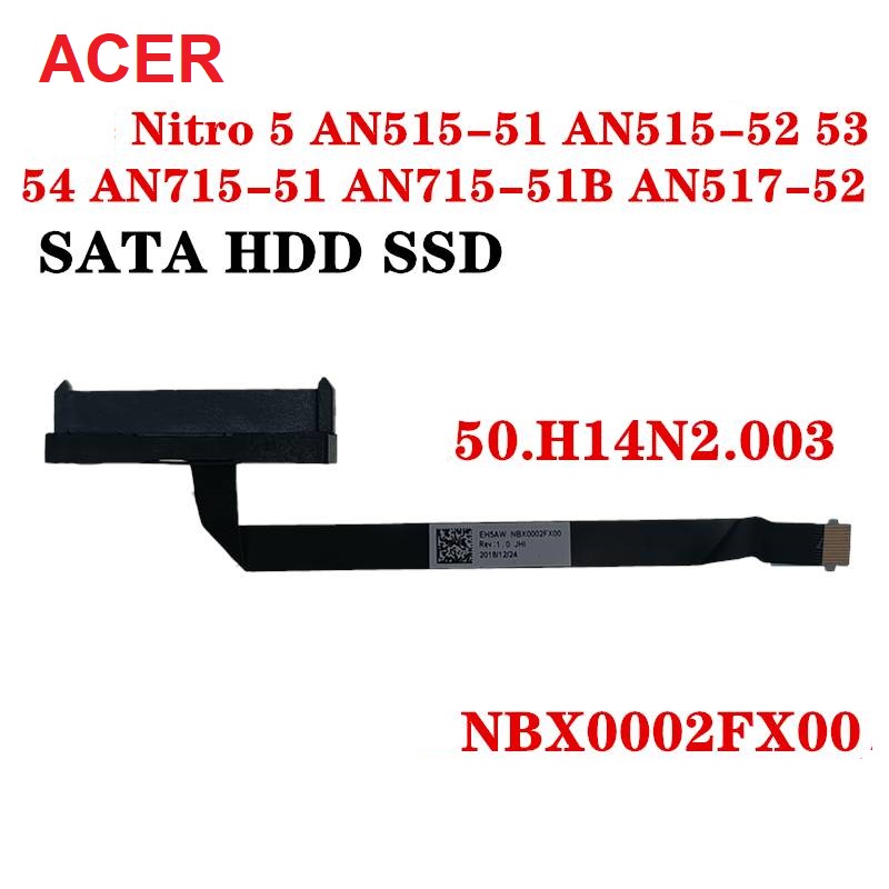 SATA Hard Drive Cable SSD HDD Cable Acer Nitro 5 AN515-51 AN515-52 53 54 AN715-51 NBX0002FX00