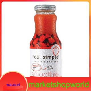 Straw Banana &amp; Apple Real Simple 250 ml.