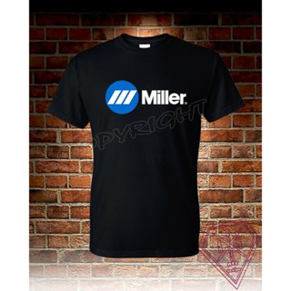Qiuy5 {พร้อมส่ง เสื้อยืดผ้าฝ้าย 100% พิมพ์ลาย Miller Welding Equipment Mig Tig Stick Welders Plasma Cut พลัสไซซ์ สําหรับ