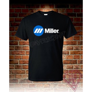 Qiuy5 {พร้อมส่ง เสื้อยืดผ้าฝ้าย 100% พิมพ์ลาย Miller Welding Equipment Mig Tig Stick Welders Plasma Cut พลัสไซซ์ สําหรับ