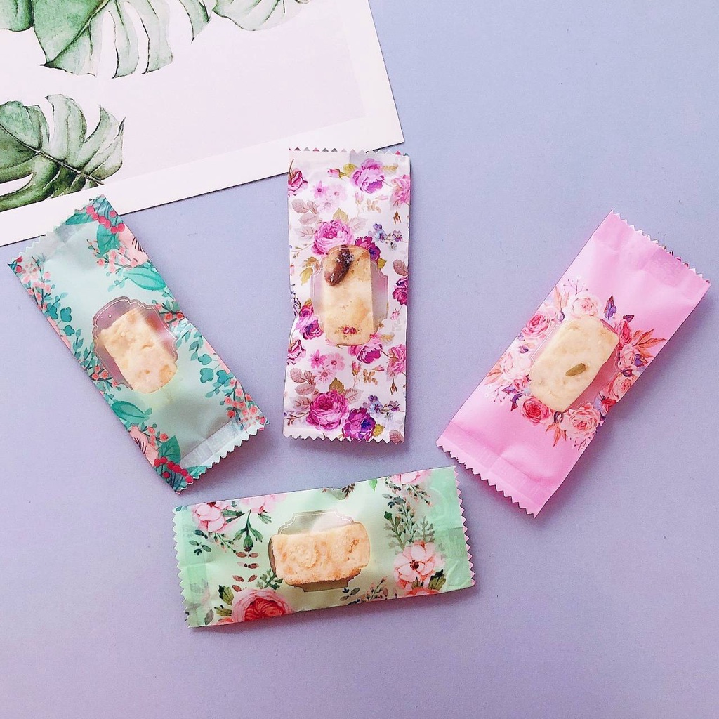 ซองใส่ลูกอม ขนาด4*9.5ซม. แพ็คละ95-100ใบ ซองใส่นูกัต ถุงซีลใส่ตังเมไต้หวัน ถุงซีลใส่ท็อปฟี่ - รูปที่ 6