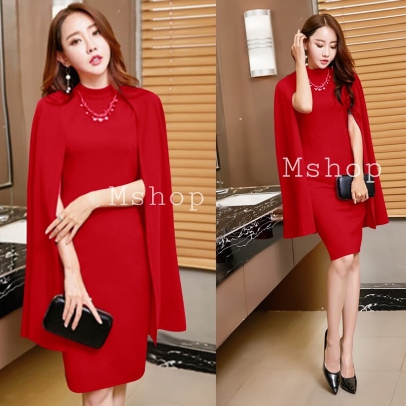 VX 666 ชุดเดรส Scuba Tiara AA / BODYCON DRESS KNEE LENGTH