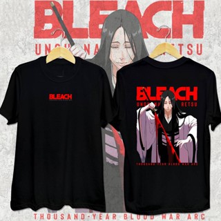 Bleach เสื้อยืดแขนสั้นลําลอง ทรงหลวม พิมพ์ลายอนิเมะ Unohana Retsu พลัสไซซ์ แฟชั่นสําหรับผู้ชาย และผู้หญิง