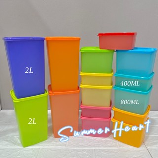 TUPPERWARE ทัปเปอร์แวร์ ทรงกลม ขนาดใหญ่ ขนาดกลาง 800 มล. 400 มล. 2 ลิตร