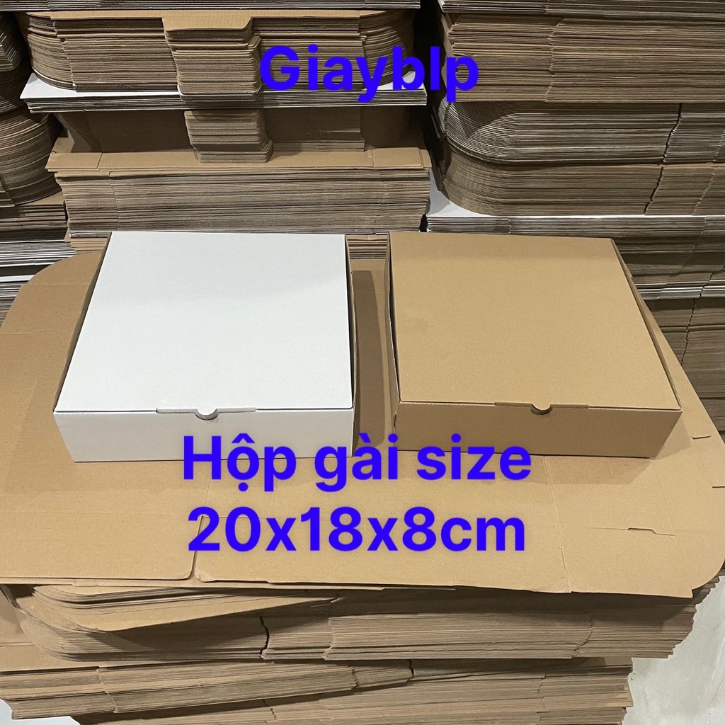 COMBO 5H กล่องกระดาษสําหรับเสื้อผ้าและอุปกรณ์เสริม ขนาด 20x18x8cm