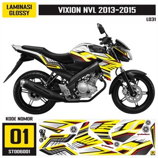 สติกเกอร์ สําหรับ Yamaha Vixion NVL 2013-2015 Variation ST006001 เคลือบเงา / doff พร้อมทั้งหมด