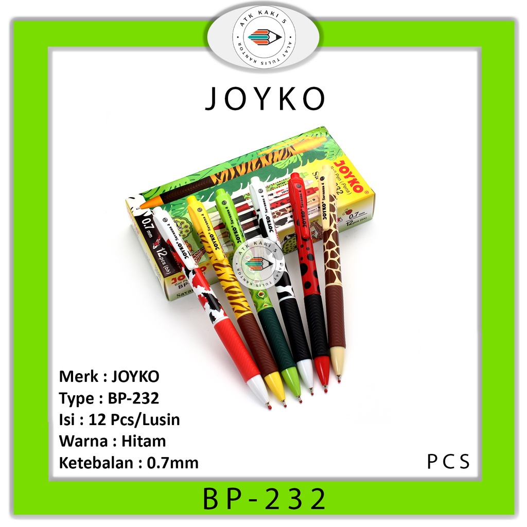 JOYKO - Savanna 4 BP-232 ปากกาสีดํา - ชิ้น