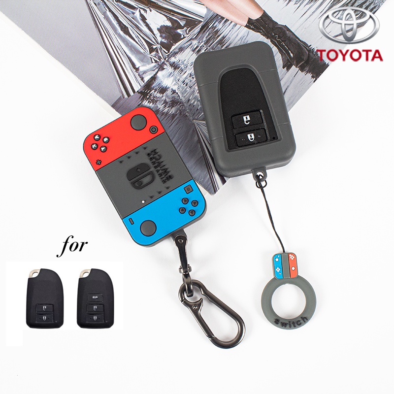 Toyota All-New Yaris 2018-2022 ปลอกกุญแจรีโมทรถยนต์ แบบซิลิโคน ลายการ์ตูน