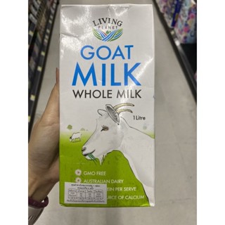 Goat Milk Beverage ( Living Planet Brand ) 1 L. เครื่องดื่ม นมแพะ ( ตรา ลีฟวิ่ง แพลนเนต ) โกท มิลค์ เบเวอร์เรจ