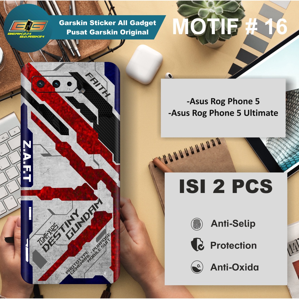 สติกเกอร์ Garskin สําหรับ Asus Rog Phone 5 Asus Rog Phone 5 Ultimate Motif 16-20 สามารถขอรูปภาพได้ 2 ชิ้น