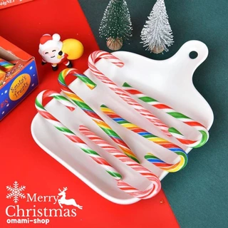 [ ออกใบกำกับ ทักก่อนสั่ง] ไม้เท้าแคนดี้แบบยาว Candy Cane (12ชิ้น/กล่อง) ลูกกวาดคริสต์มาส ลูกกวาดคริสต์มาส มีทั้งหมด3รสชา